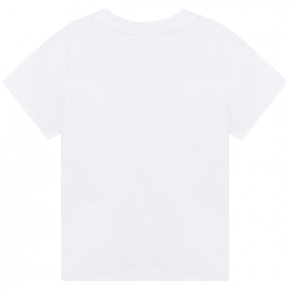 Givenchy NWT White/Grey Logo Tshirt with fake tears Size 18 Months - Picture 2 of 9